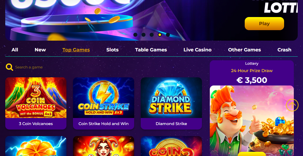 Midnight Wins Casino Desktop screenshot